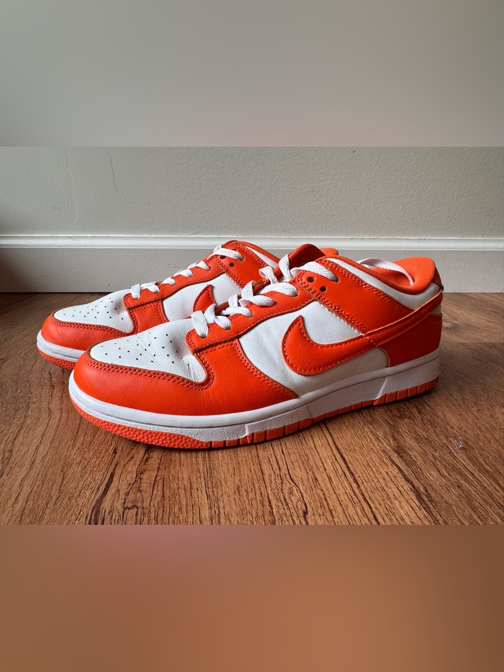Nike Dunk Low SP Syracuse 2020-2022 Edition Orange and White Low-Top Sneakers